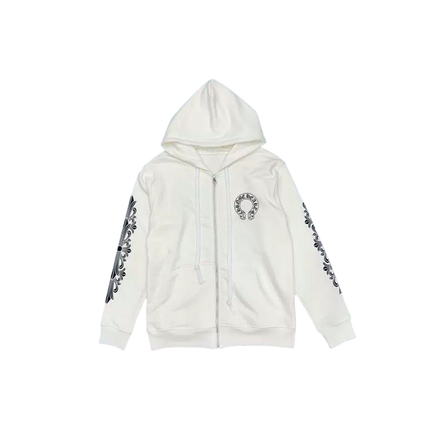 Cross zip hoodie