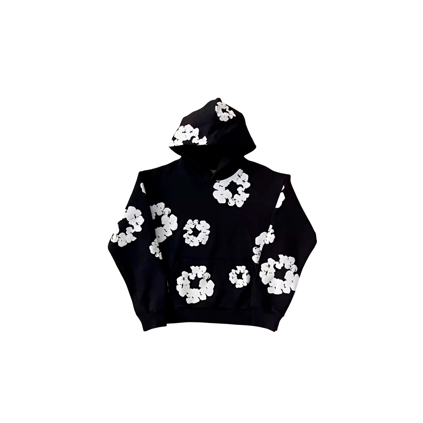 Rose patch hoodie
