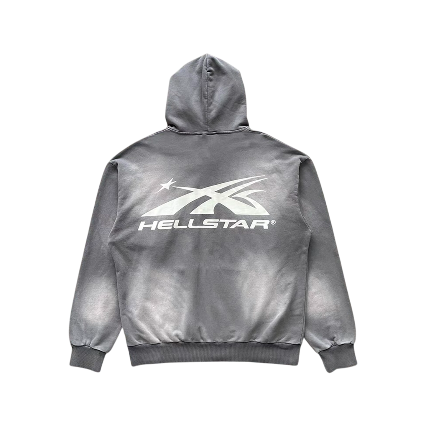 STAR WASHED ZIP HOODIE