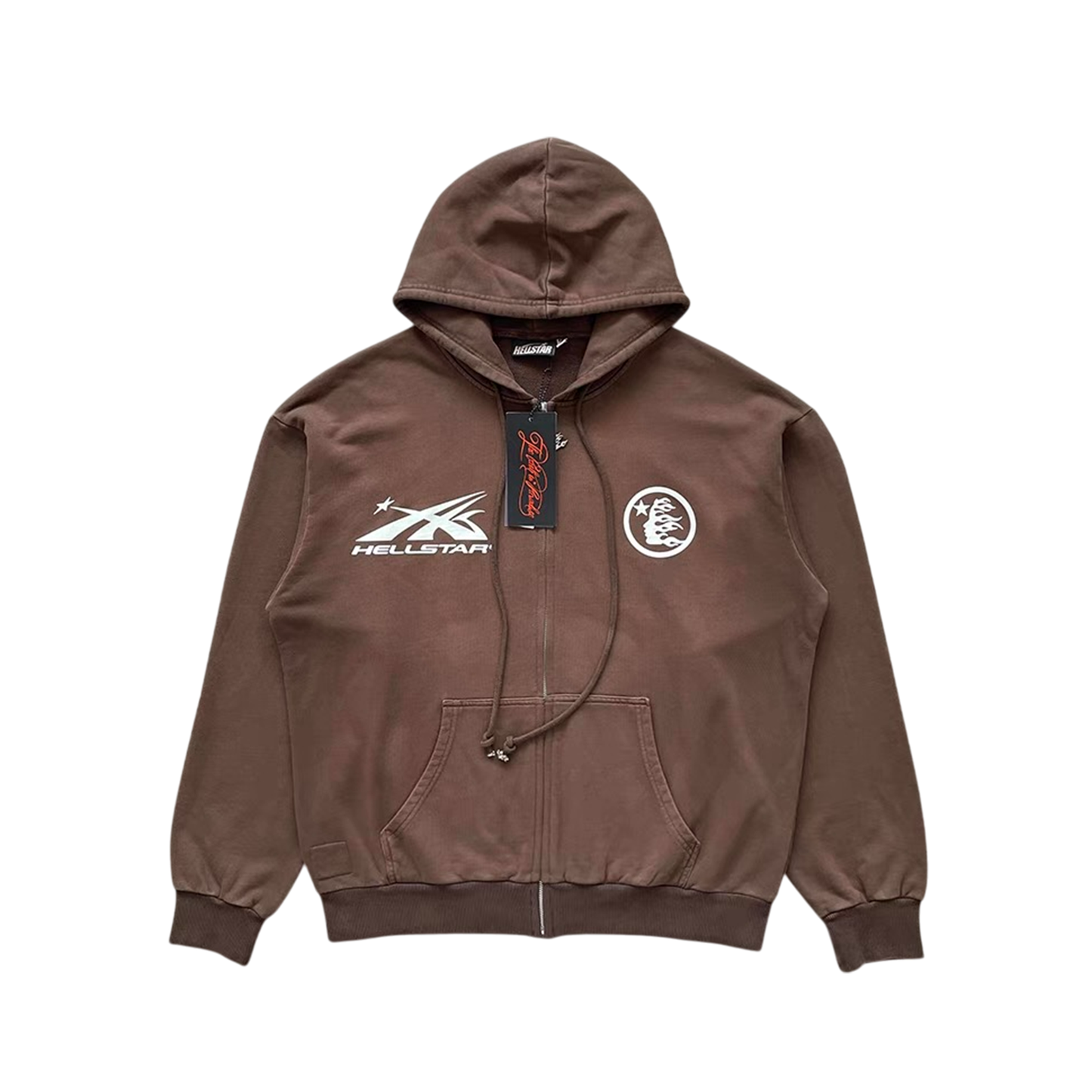 STAR WASHED ZIP HOODIE
