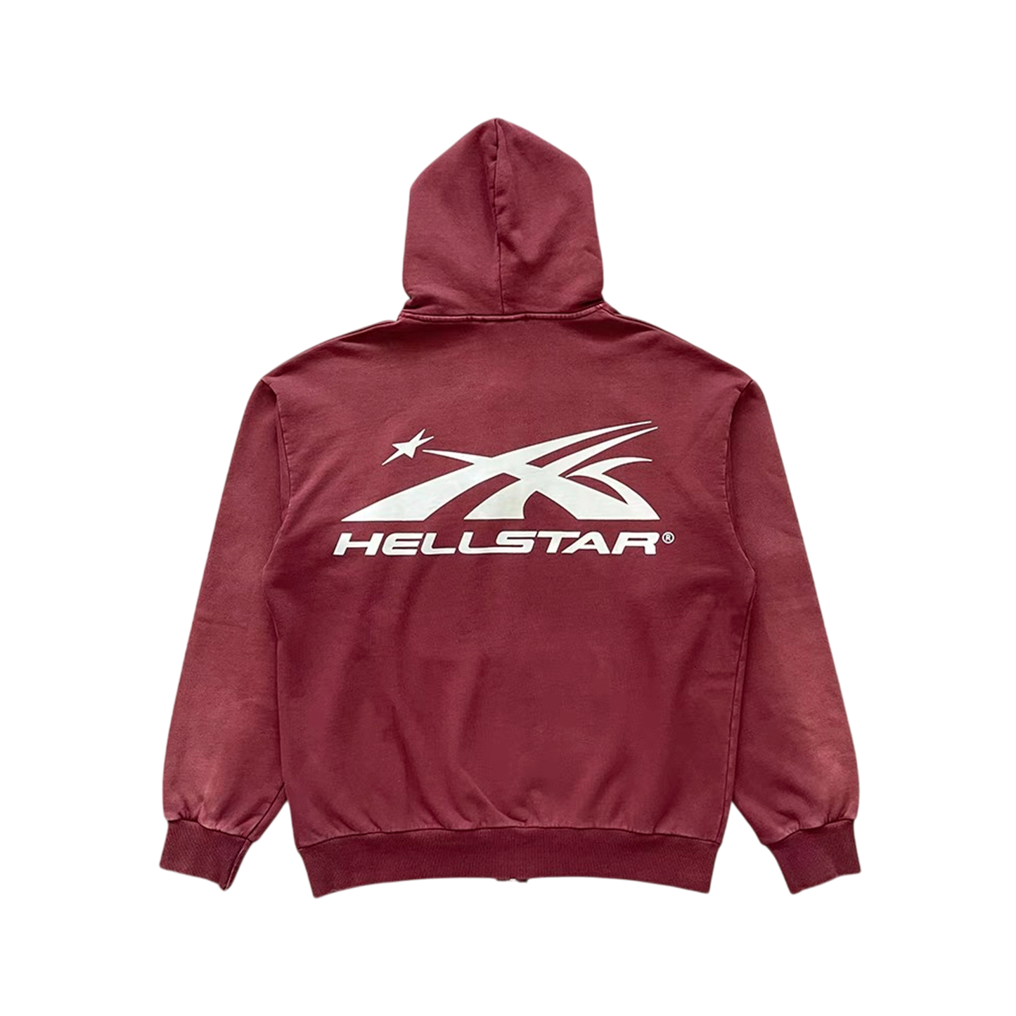 STAR WASHED ZIP HOODIE