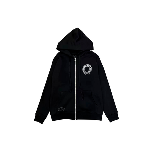 Cross zip hoodie