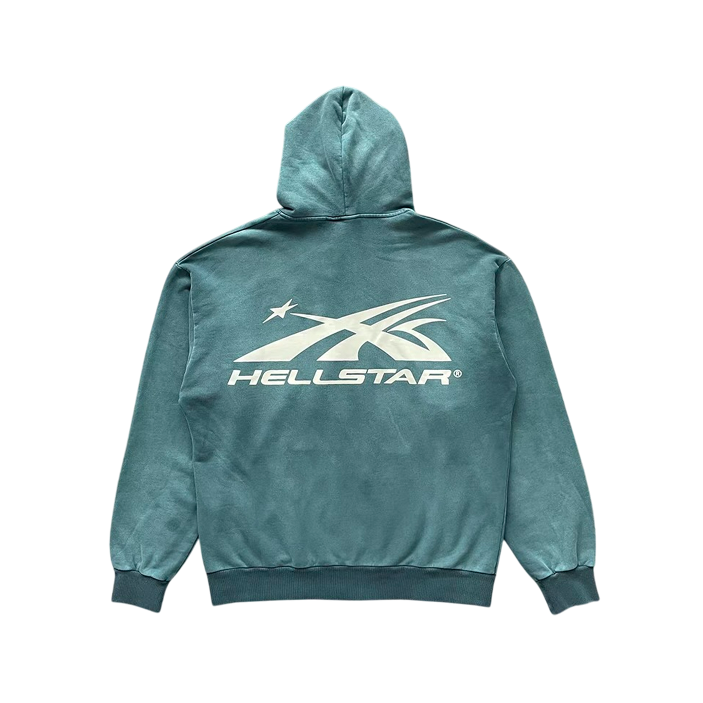 STAR WASHED ZIP HOODIE