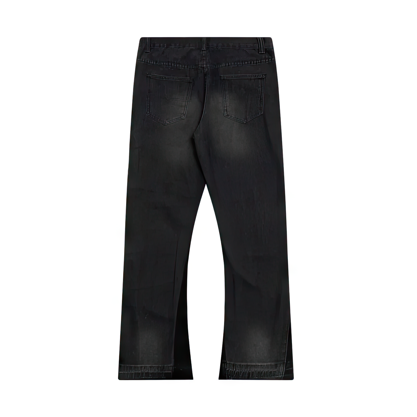 Black flared jeans