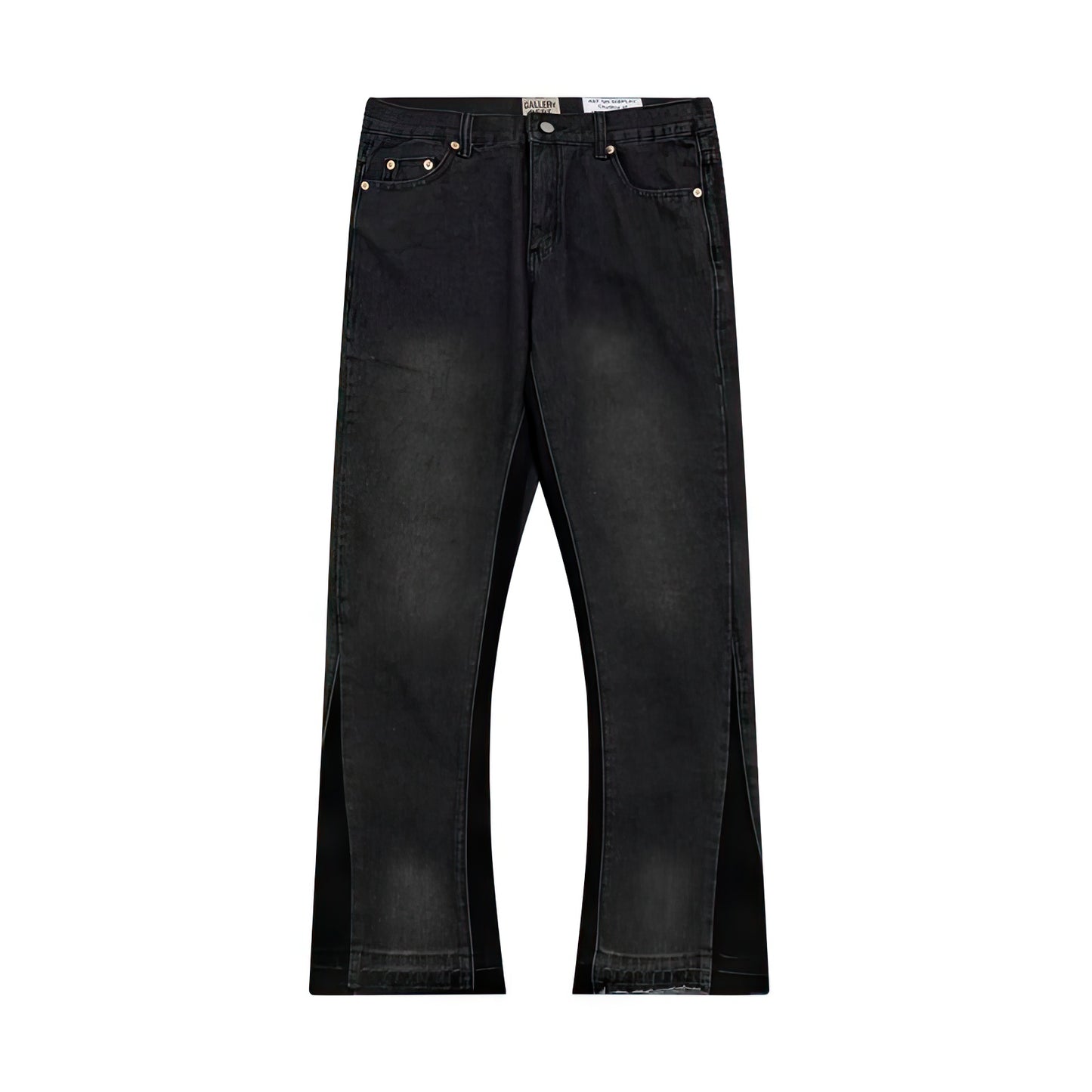 Black flared jeans
