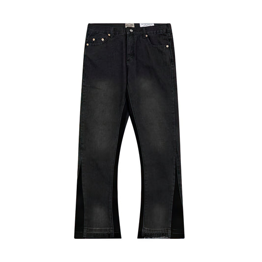 Black flared jeans